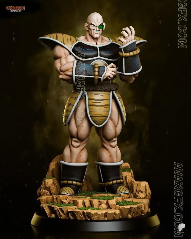 Tanuki Figures – Nappa – Dragon Ball Z – STL 3D Model