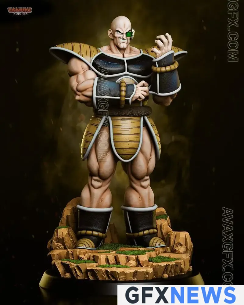 Tanuki Figures - Nappa - Dragon Ball Z - STL 3D Model