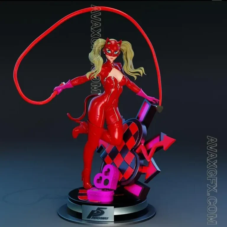 BrunoArt3D – Amakuni Persona 5 Ann Takamaki – STL 3D Model