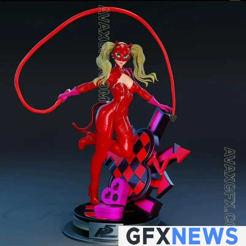 Tanuki Figures - Kokushibo - Demon Slayer Bust - STL 3D Model