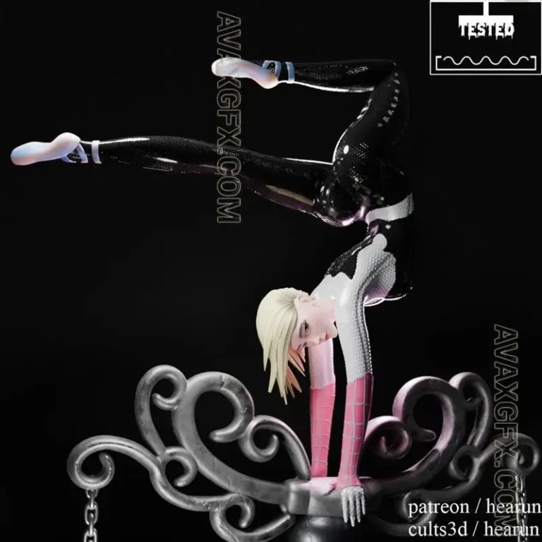 Hearun – Gwen Stacy Spider – STL 3D Model