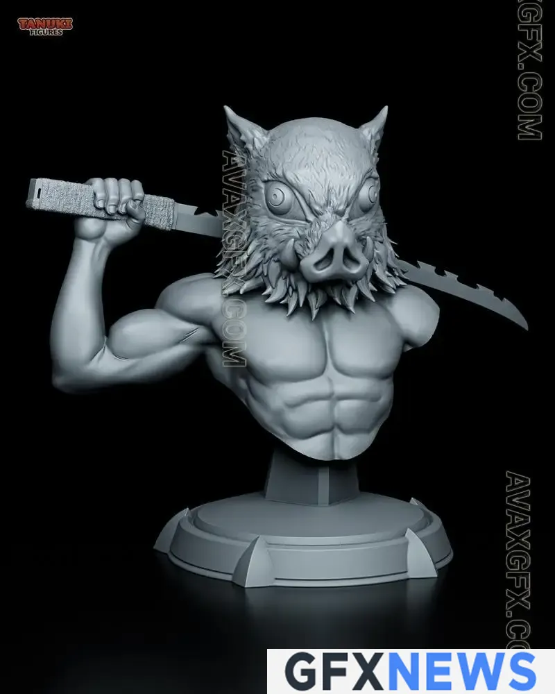 Tanuki Figures - Nappa - Dragon Ball Z - STL 3D Model