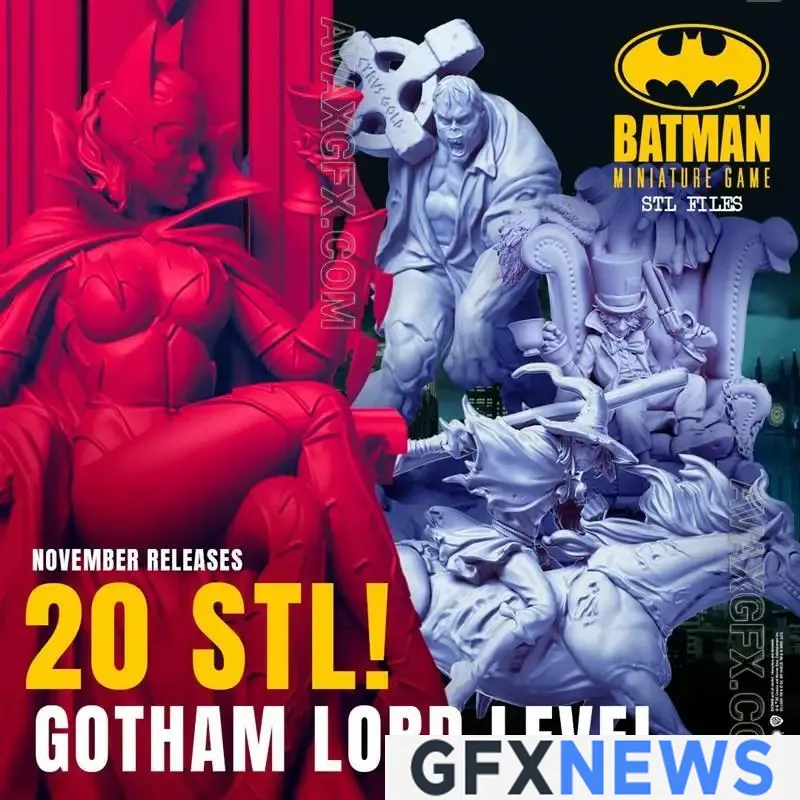 LA3Design - Dispatch - Malevola - STL 3D Model