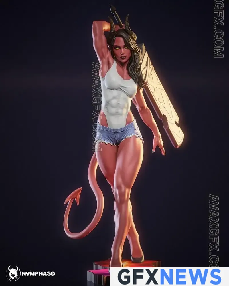 Nympha - Malevola (Dispatch) - STL 3D Model