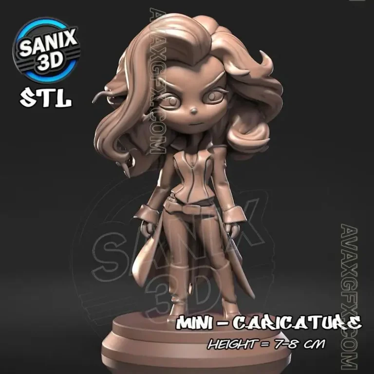 Sanix - Mini - Selene - STL 3D Model Sanix – Mini – Selene – STL 3D Model