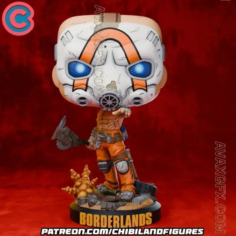 Chibi Land Figures - Psycho - STL 3D Model Chibi Land Figures – Psycho – STL 3D Model