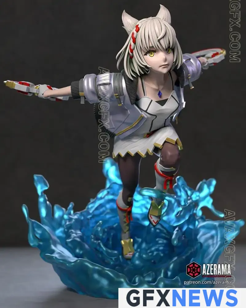 Azerama - Xenoblade Chronicles - Mio - STL 3D Model