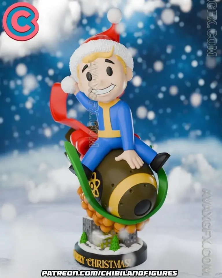 Chibi Land Figures - Vault Boy - STL 3D Model Chibi Land Figures – Vault Boy – STL 3D Model