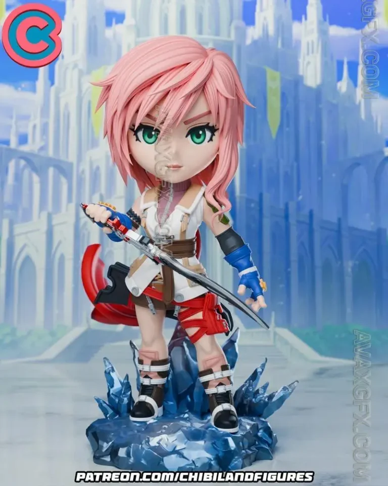 Chibi Land Figures - Lightning Chibi - STL 3D Model Chibi Land Figures – Lightning Chibi – STL 3D Model