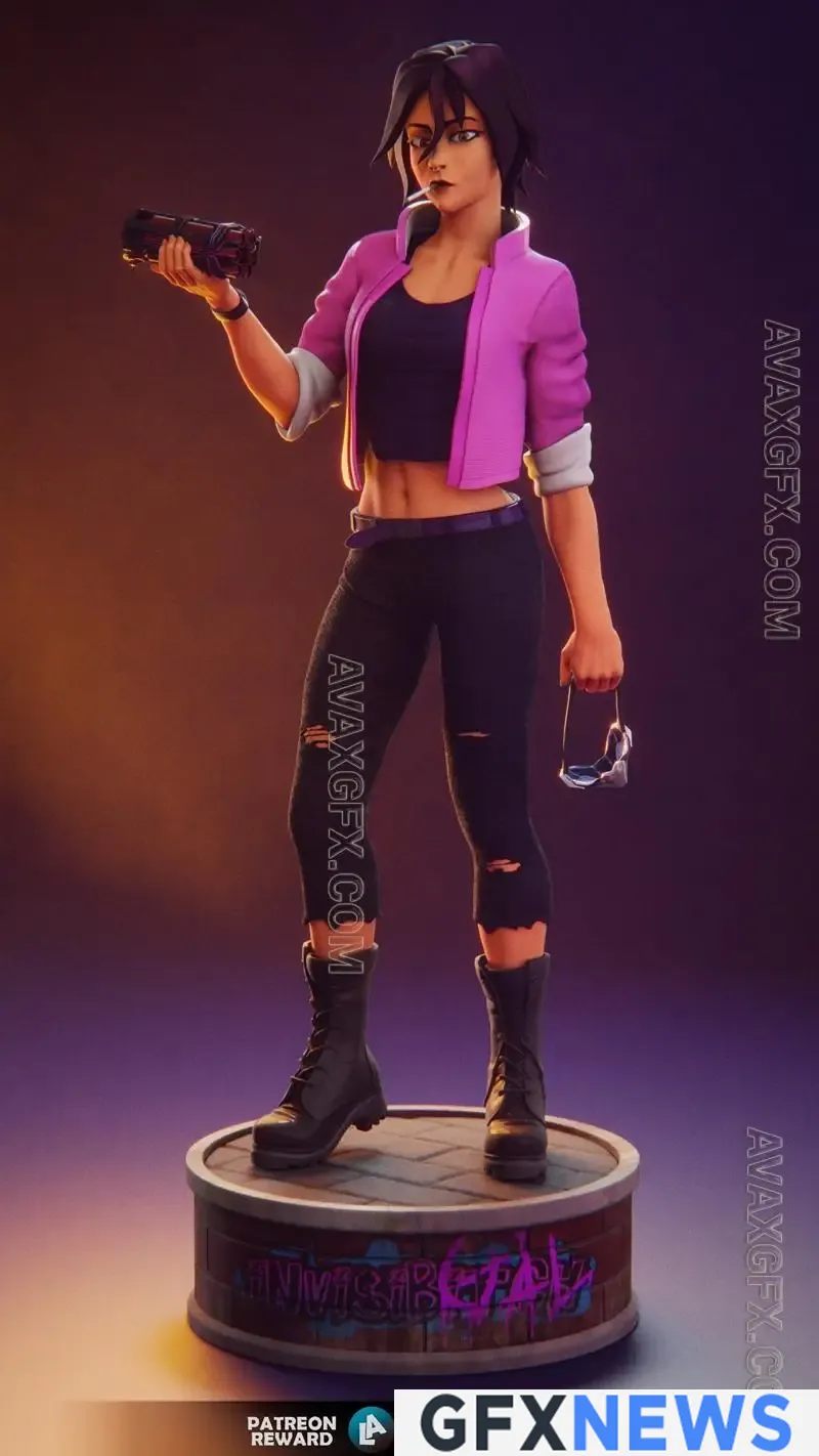 LA3Design - Dispatch - Malevola - STL 3D Model