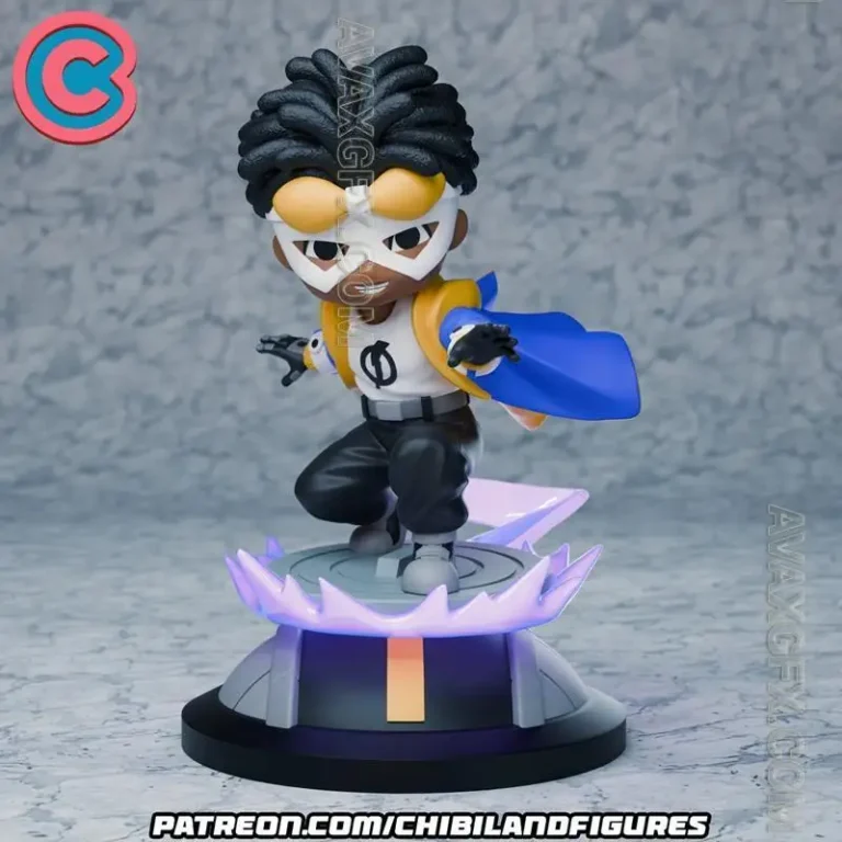 Chibi Land Figures - Static Shock - STL 3D Model Chibi Land Figures – Static Shock – STL 3D Model
