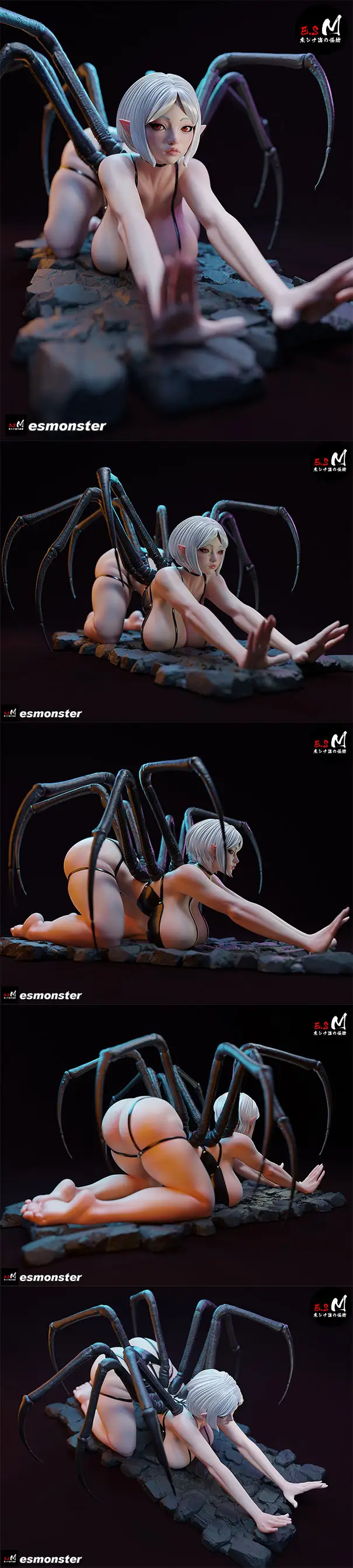 E.S Monster – Spider Demon – 3D Print